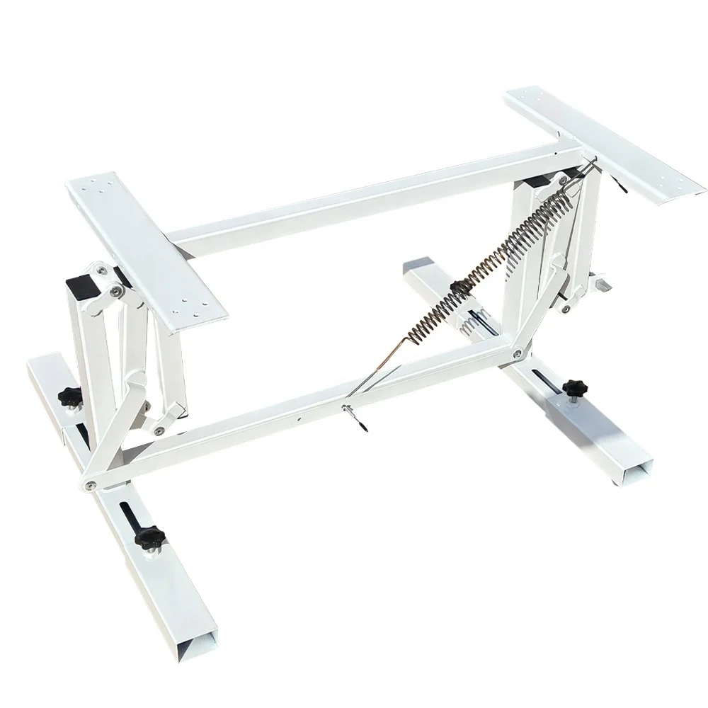 AMBITON RV Dinette Table Base, Adjustable Folding Table Legs, Lifting Bar Desk Legs for RV Marine Boat Yacht