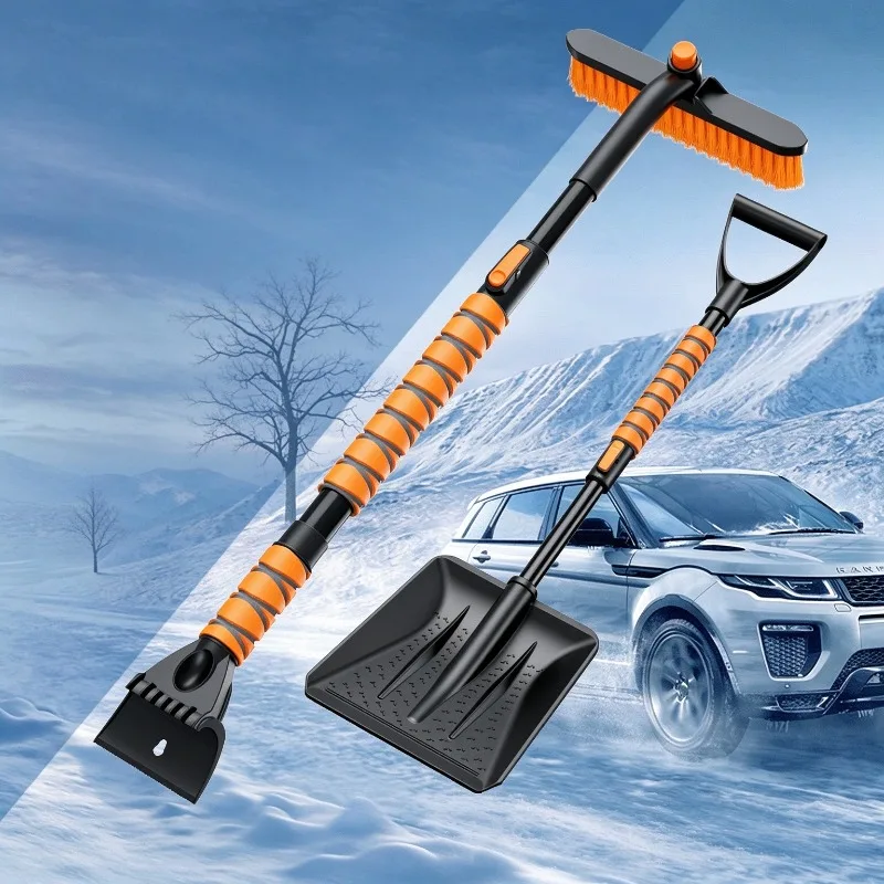 Car Ice Scraper Windshield Snow Removal Shovel Defrost Snow Sweeping Dirt Stain Cleaning Tool for Winter Vehicle Window