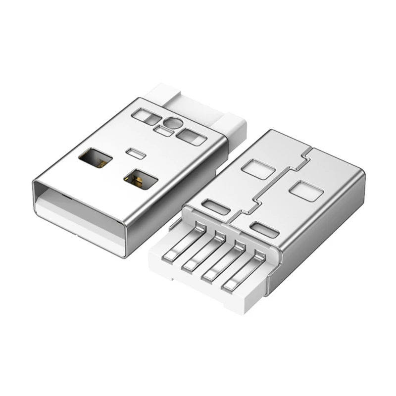 منفذ USB 2.0 موصل استبدال محول اللحيم USB 4Pin/نوع C 5Pin PCB جبل موصل مقبس 90 درجة محول