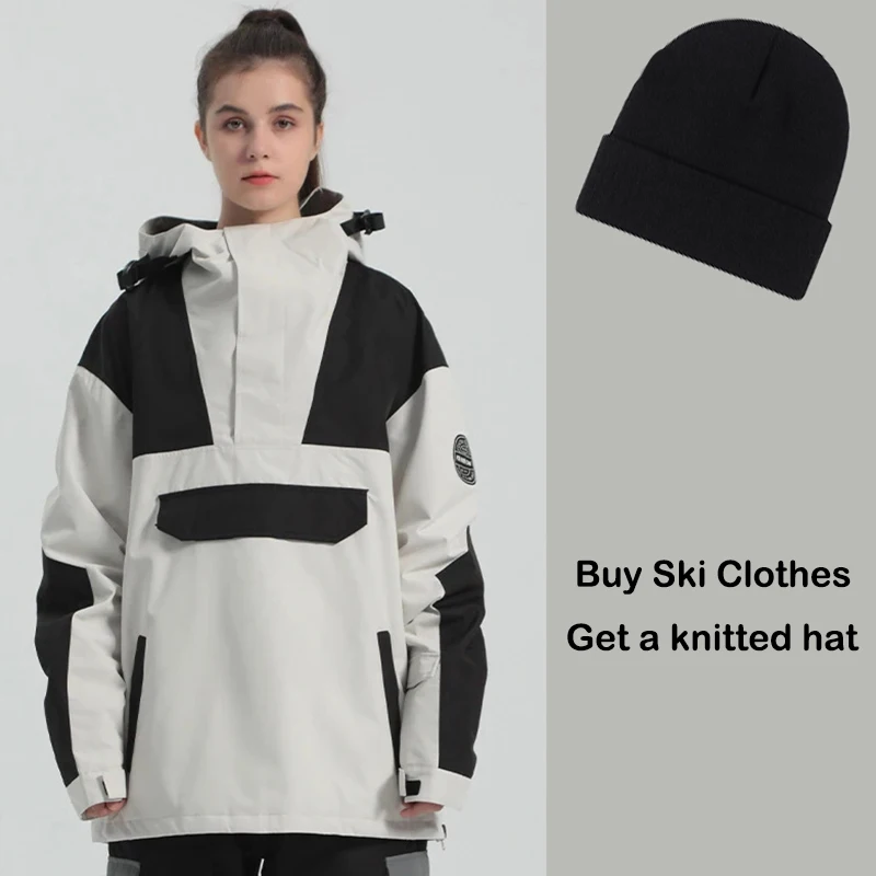 

Waterproof Windproof Snow Coats Outdoor Men 2025 New Women Skiing Jackets Sport Skiing Winter Insulation Snowboard Clothing Tops