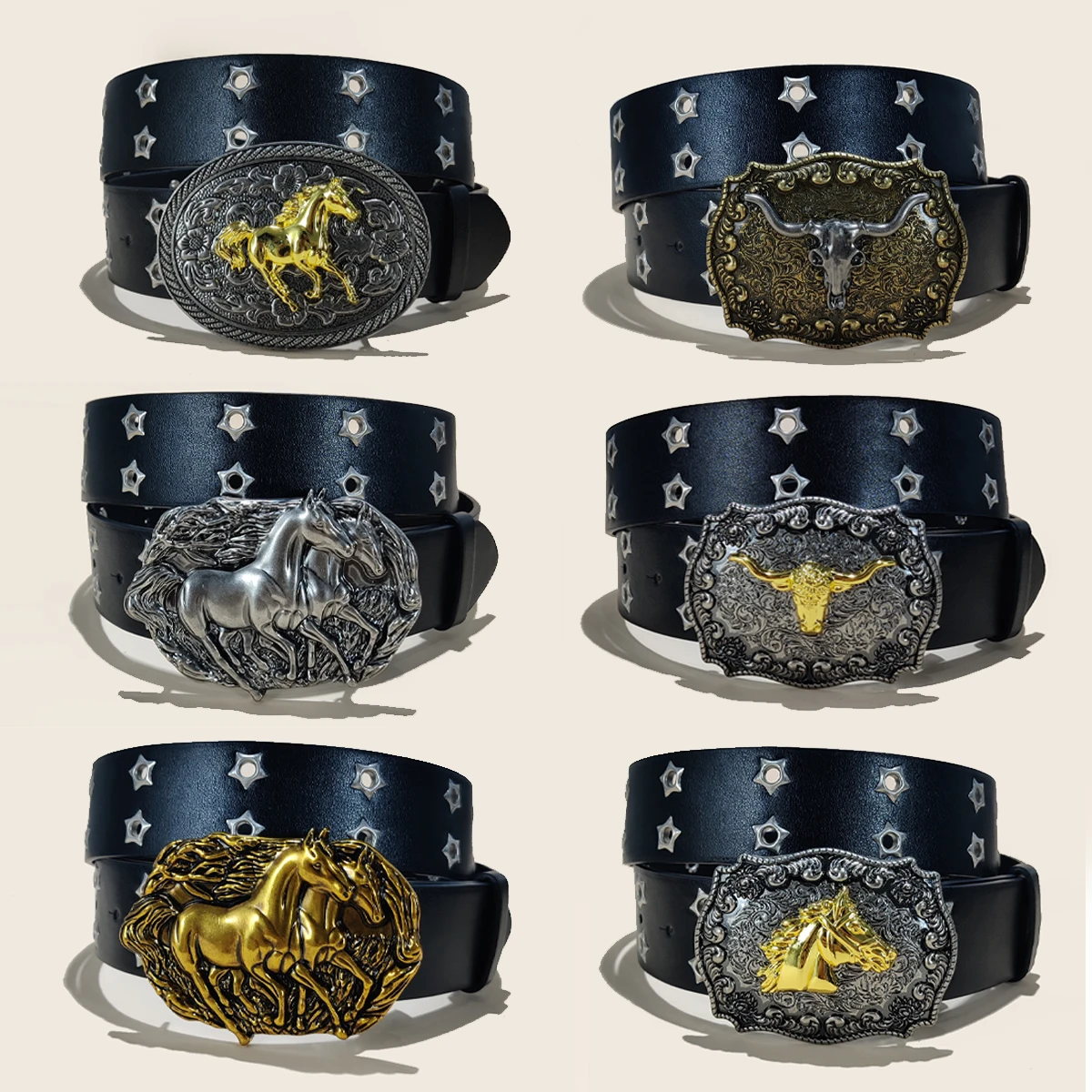 Women'S Fashion Belts - Ceinture de Cowboy occidentale pour hommes