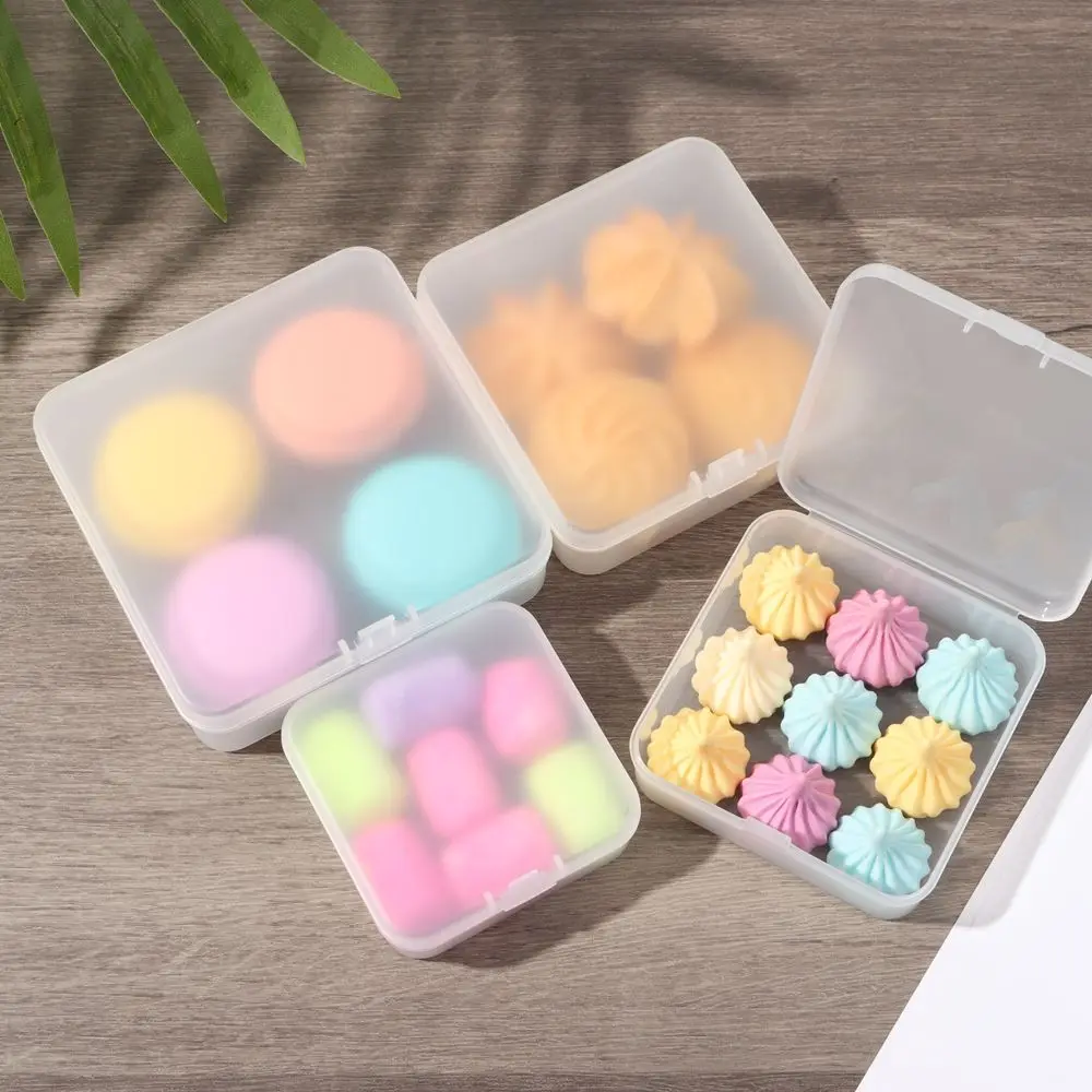 Square Plastic Transparent Storage Box Jewelry Beads Container Box Small Items Sundries Organizer CaseFishing Tools Accessories