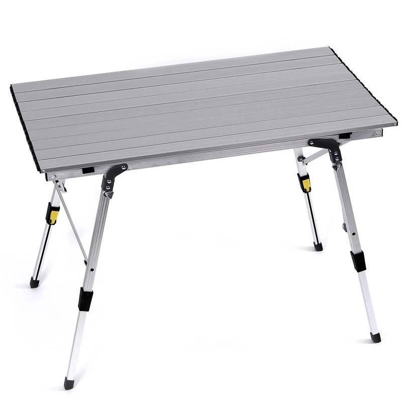 Folding Camping Table Outdoor BBQ Backpacking Aluminum Alloy Portable Durable Barbecue Desk Furniture Computer Bed Lightweight