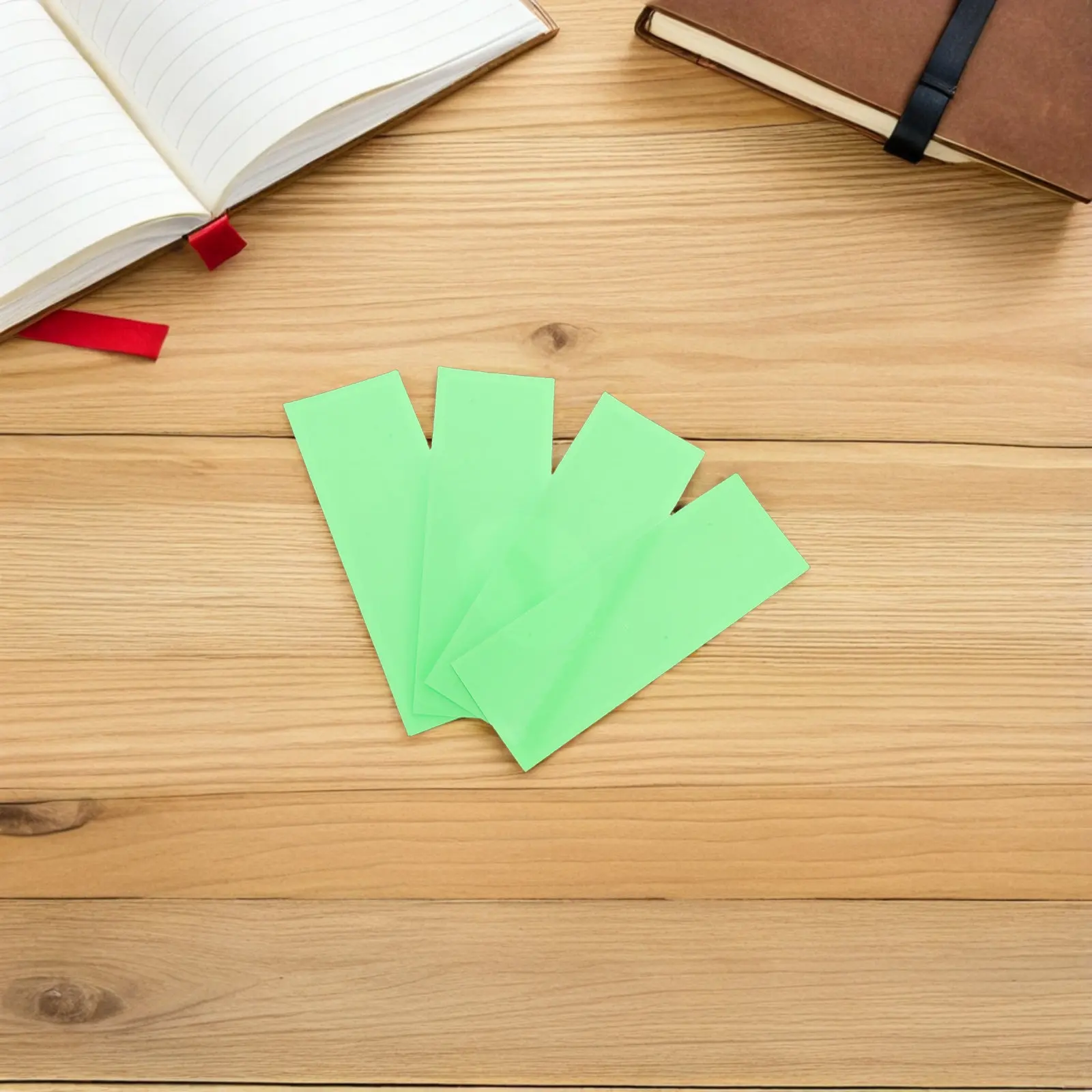 4Pcs Fingerboard Grip Tape Glow in The Dark Fluorescent Red 38Mm X 110Mm Anti Slip Surface for Enhanced Control Mini Skateboard