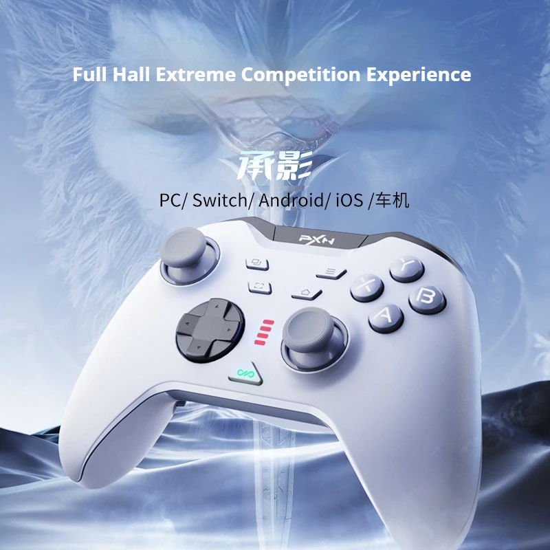 Pxn P5 Game Controllers Three Mode Wireless Gamepad Custom Hall Trigger 8000hz Polling Rate Gamepads For Pc Ns Smartphone Gifts