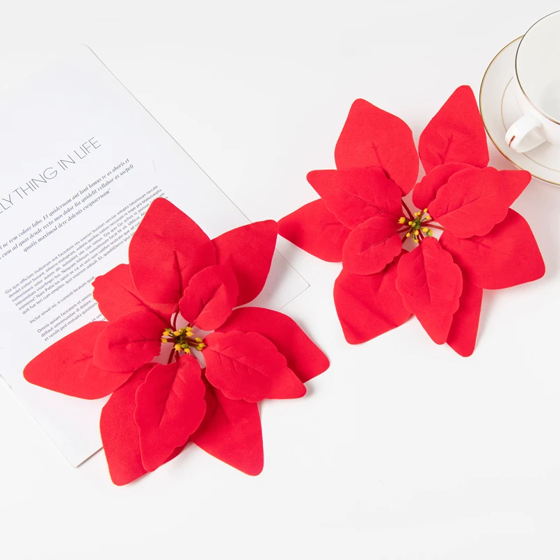 5/10 Stück Große Künstliche Blumen für Hochzeit, Herbst, Weihnachten, Dekoration für Zuhause, Zimmer, Tisch, Scrapbook, Garten, Rosenbogen, Hintergrundwand – Detail 4