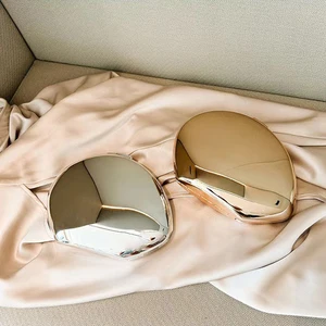 Taschen mit Gesicht Acrylspiegel für Frauen, Lichtbeutel, luxuriöse Modekupplung, Party- und Nachttaschen, elegant und personalisiert 8 Spiegeltasche der Hauptverkäufe - №7