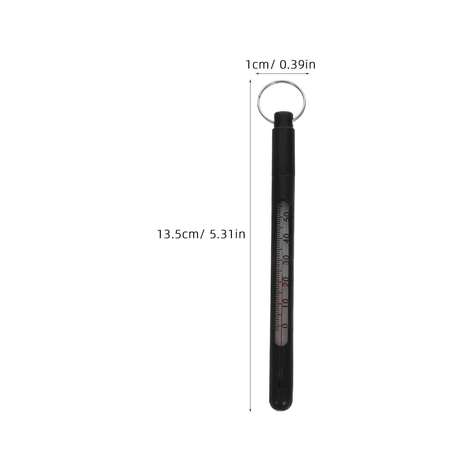 Fishing Thermometer Outdoor Water Temperature Gauge ABS Material High Precision Sensor Hanging Ring for Fly Fishing Fish Tanks view 2