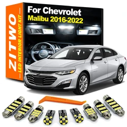 ZITWO 11Pcs Canbus For Chevrolet Chevy Malibu 2016 2017 2018 2019 2020 2021 2022 LED Interior Light Trunk License Plate Lamp Kit