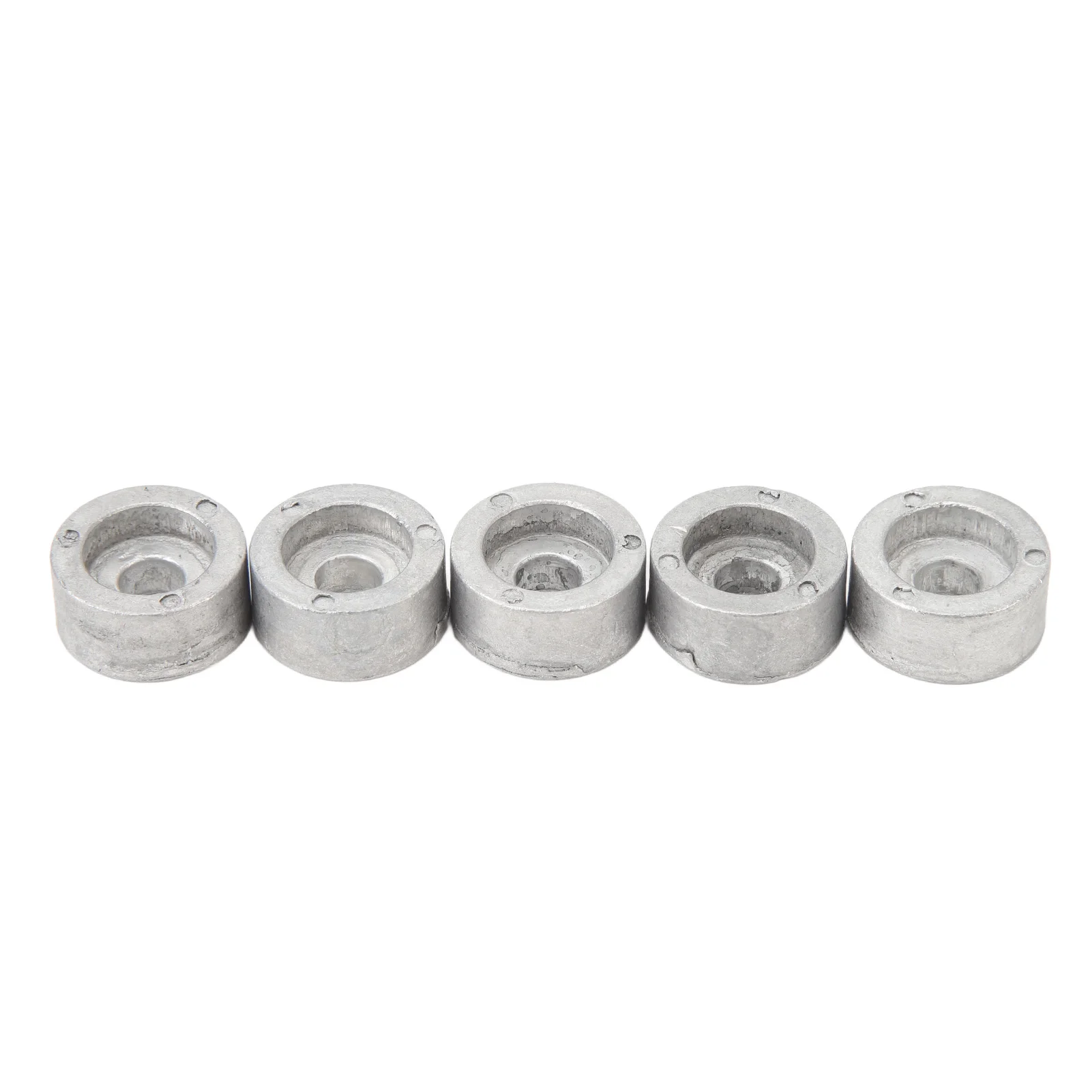 5 Pcs Marine Round Zinc Anode 55321 87J01 Oxidation Resistant Zinc Anode Block Replacement for Suzuki Outboard Motor 4T