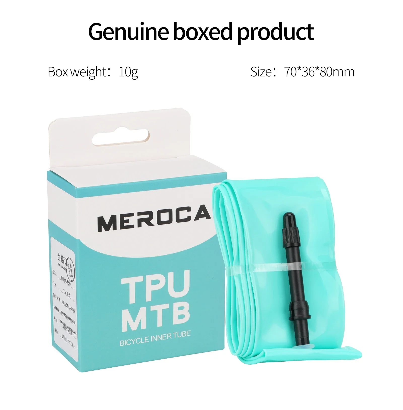 MEROCA Mountainbike TPU-Schlauch 26 Zoll 27,5/29 Zoll 45L Ultraleichter MTB Fahrradschlauch Fahrradteile – Detail 11