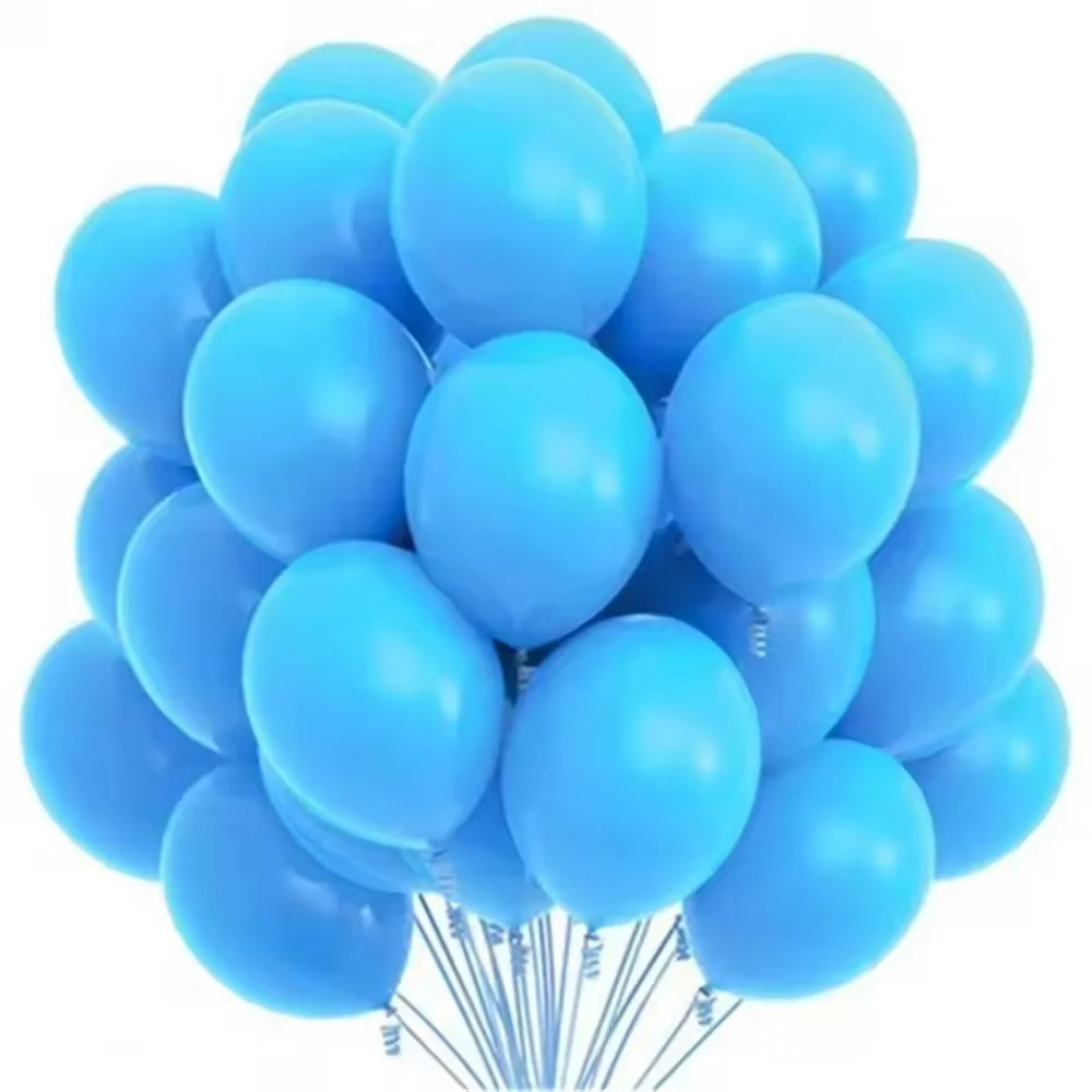 5-inch/10 Inch Colored Party Balloons, 50pcs Balloon Set, Birthday, Holiday, Home, Store, Graduation Season Decorations