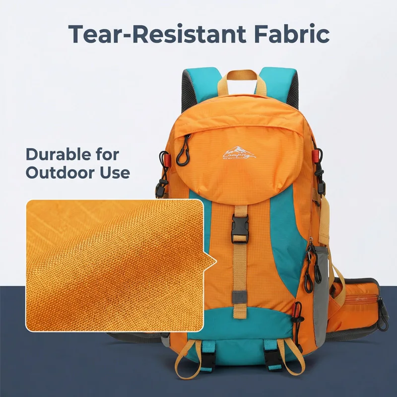 Picture 7: Lightweight outdoor hiking backpack, multifunctional and multi compartment comfortable lightweight travel backpack, adjustable b