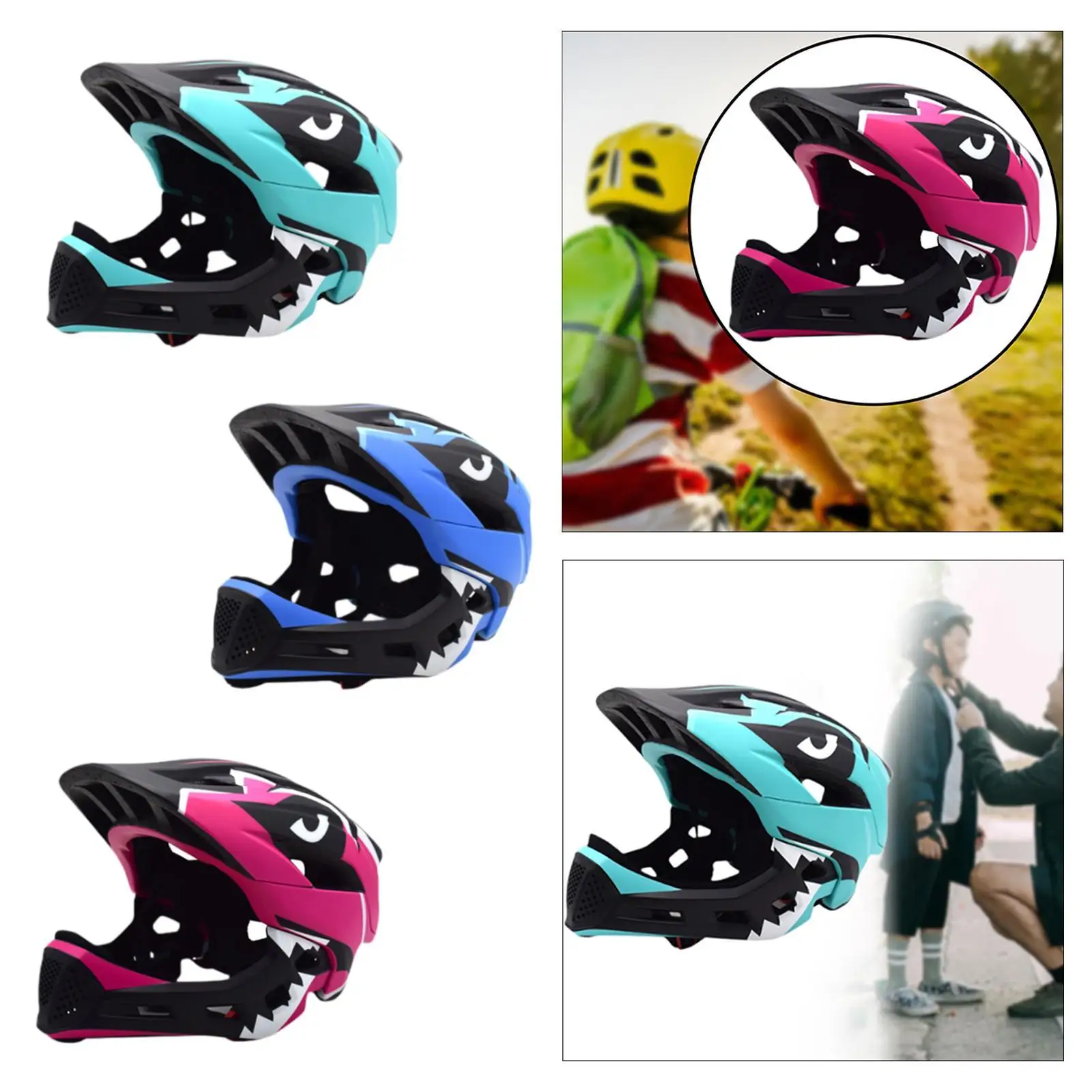 Kids Helmet Cycling Helmet Lightweight Portable Protective Bicycle Helmet