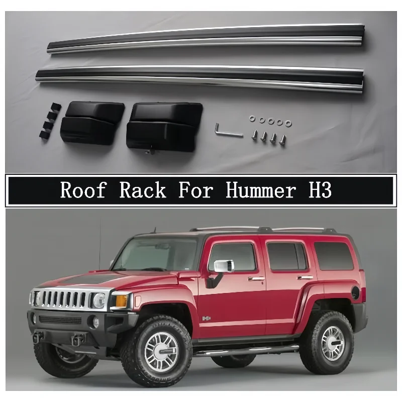 

Roof Rack For Hummer H3 2003-2022 Luggage Racks Carrier Bars top Bar Rail Boxes High Quality Aluminum Alloy