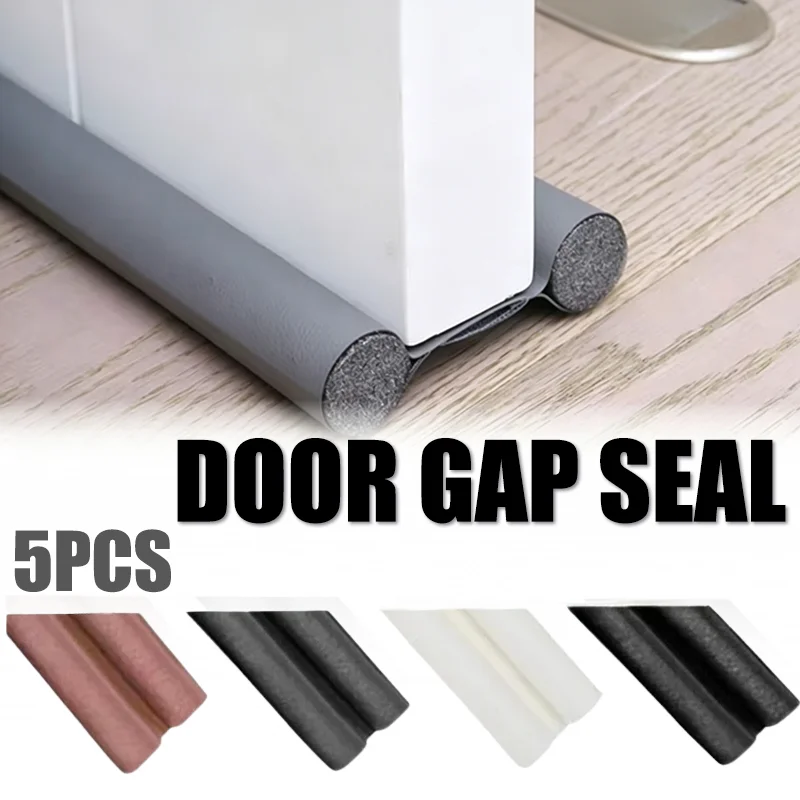 Thickened Door Bottom Weatherstrip Seal Cold Proof Seam Sealing Strip Anti Rat Cockroach Seal for Home Door Insulation
