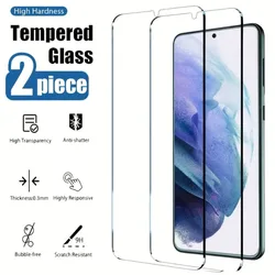 2Pcs Tempered Glass for Samsung Galaxy A13 A14 A15 A23 A33 A35 A53 5G Screen Protector for Samsung A21 A31 A51 A52 A55 A73 Glass