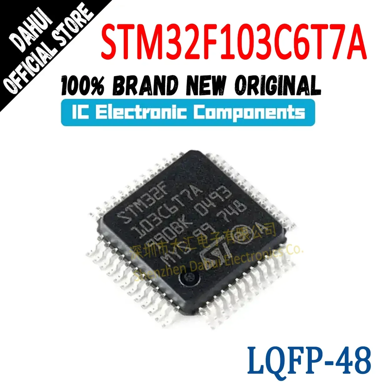 

(1Piece) 100% New Original STM32F103C6T7A STM32F103C6T7 STM32F103C6T STM32F103C6 STM32F103C STM32 STM IC MCU Chip LQFP-48