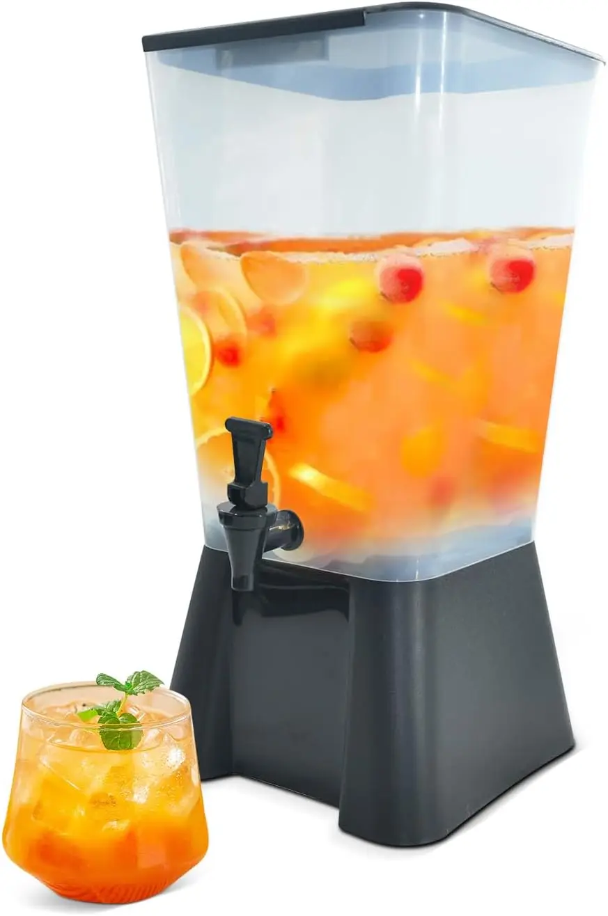 

5 Gallon Drink Dispenser with Spigot for Parties, Commercial Juice Beverage Dispenser 19L for Buffets Restaurants