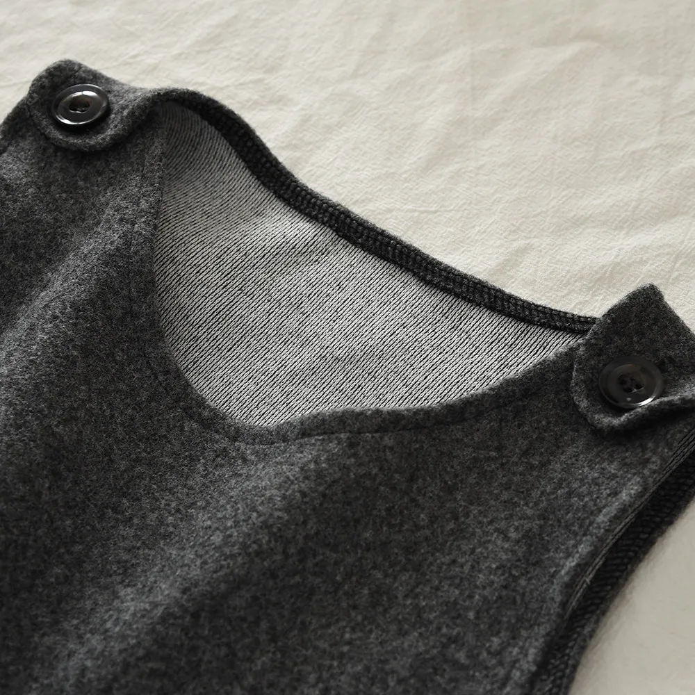 الربيع والخريف موضة جديدة 8-12 سنة فتاة في سن المراهقة زي ثلاث قطع مجموعة رمادي الدانتيل المرقعة سترة السراويل قاعدة قميص #6