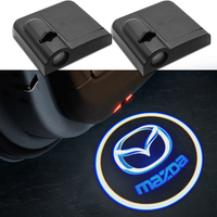 1/2/4pcs Car Logo Welcome Light Led Door Light Projector Lamp For Mazda 2 3 5 6 M5 Ms CX-4 CX-5 CX6 M3 M6 MX3 MX5 Accessories