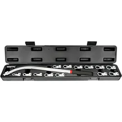 15pc Auxiliary Timing Belt Tensioner Extended E-type Socket Wrench Set 12-19mm