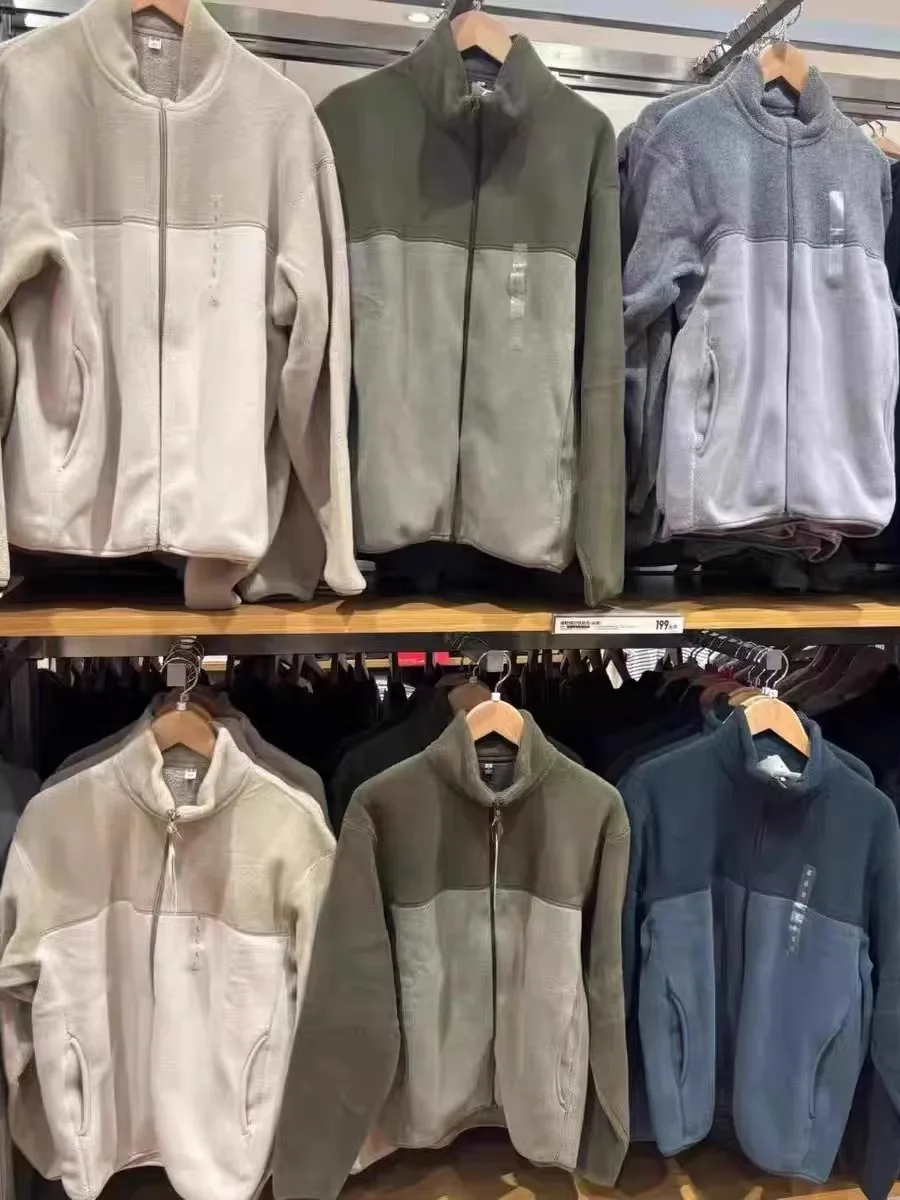 

Мужская длинная све Fce на подкладке на молнии Jaet Color Blo, повседневная верхняя одежда, Новое поступление, теплое пальто-стойка