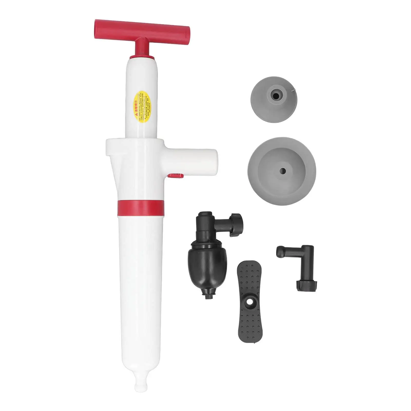 

High Pressure Toilet Plunger - Powerful Manual Drain Unblocker & Pneumatic Dredge Cleaner Tool