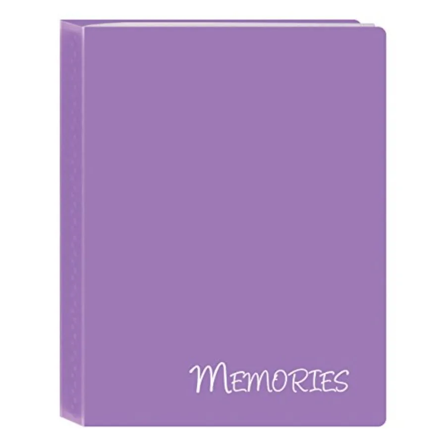 I-46M/PR 36 Pockets Hold Memories Mini Photo Album, Purple, 4
