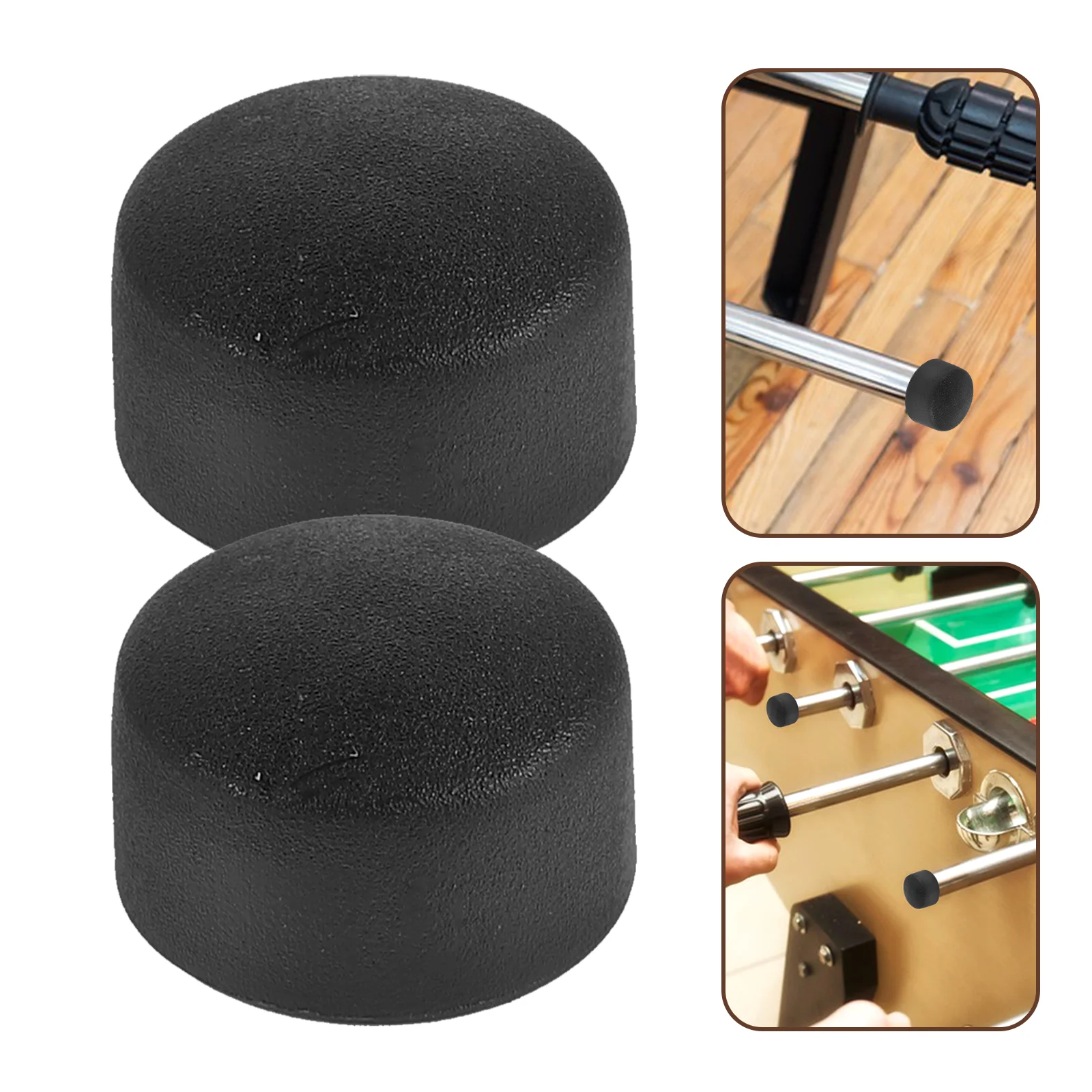 

12 Pcs Table Football Machine Accessories Round Plastic Foosball Parts Replacement 12 7mm Tube Caps For Home School Gaming