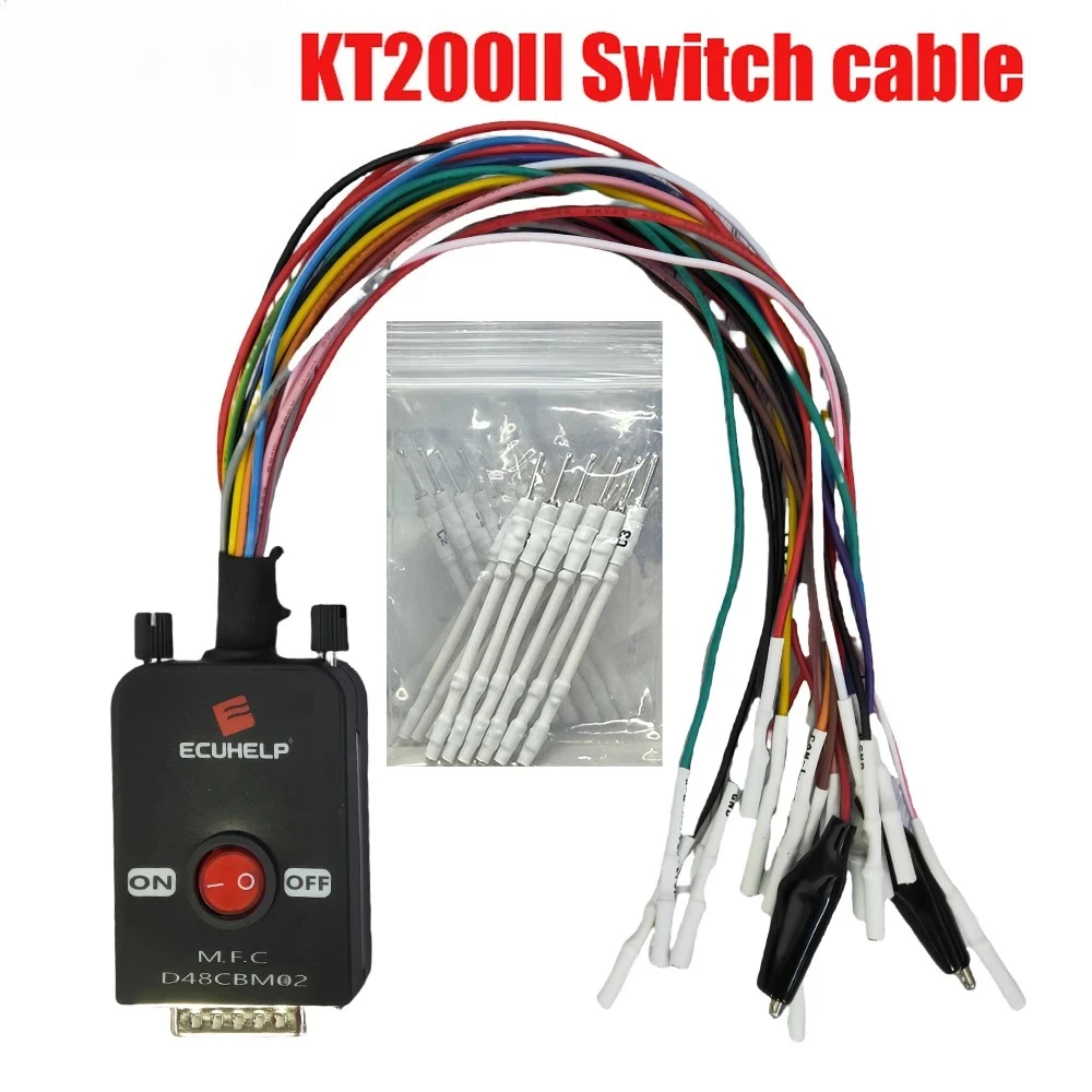 ECUHELP KT200II Switch Cable for ECUHELP KT200 KT200II OBD2 ECU Programmer Tool Car Truck via OBD / on Bench / in Boot Jtag