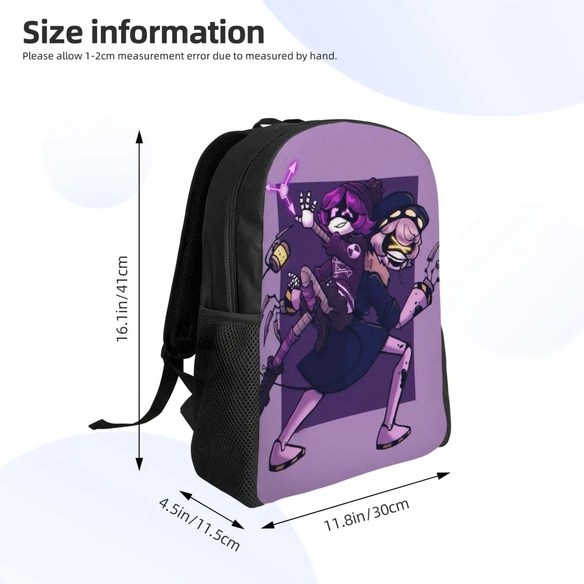 Custom M-Murdres Drones Uzi And N Wallpaper Backpack Women Men Casual Bookbag for College School Bags