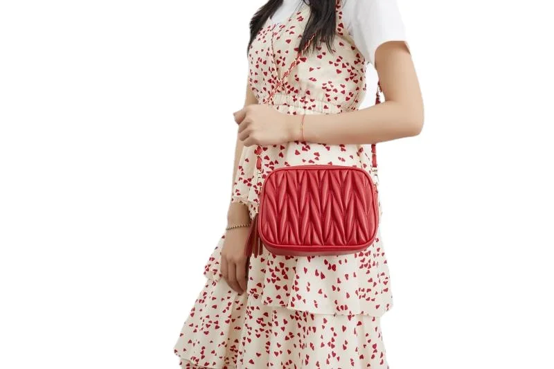 Women\'s 2023 Designer Fashion Trend Black Pink Classic Quilting Crossbody Bag Metal Leather Shoulder Strap Chain Diamond Lattice
