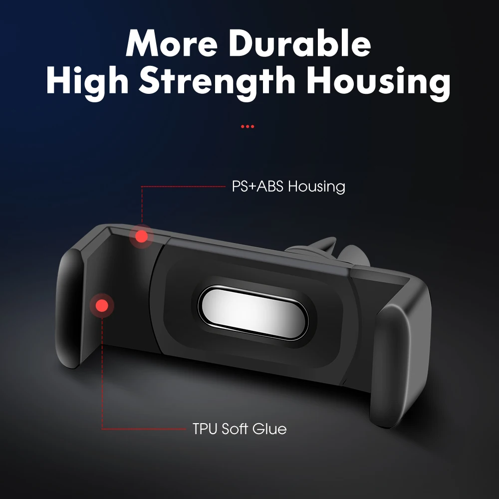 Carsun سيارة حامل هاتف السيارة منفذ الهواء جبل كليب اكسسوارات السيارات الداخلية العالمي حامل الهاتف المحمول ABS سيارة جبل دعم الهاتف