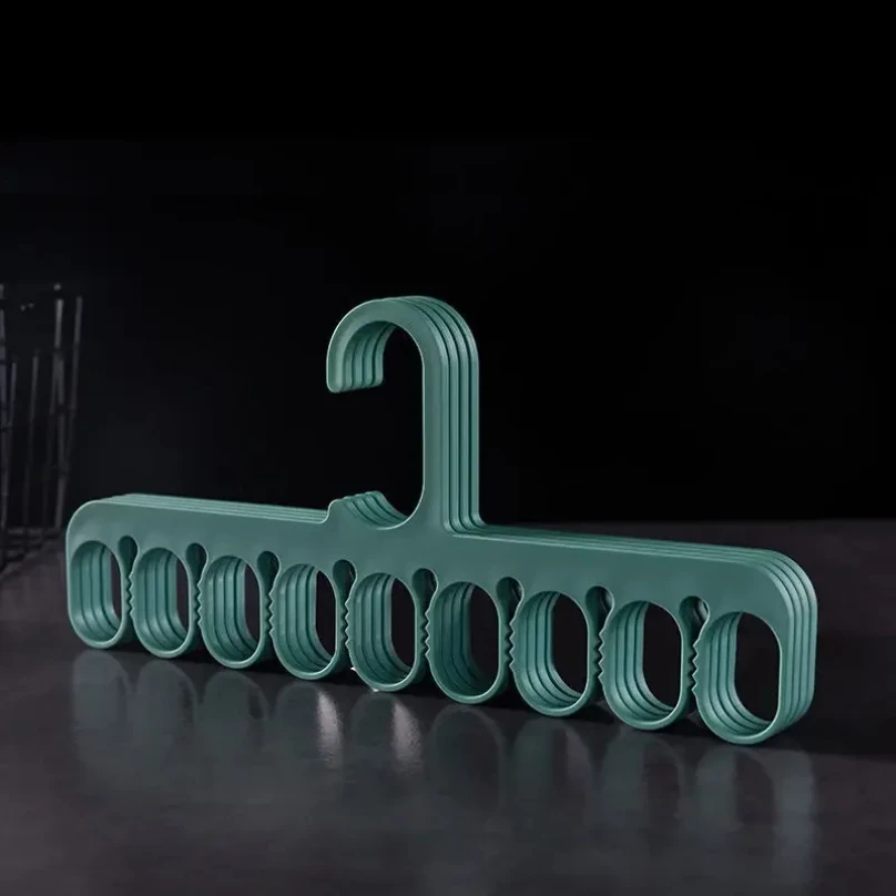 9-Hole شماعات ملابس المنظم الفضاء إنقاذ شماعات متعددة الوظائف الشماعات السحرية وشاح تخزين ملابس 28*13 سنتيمتر