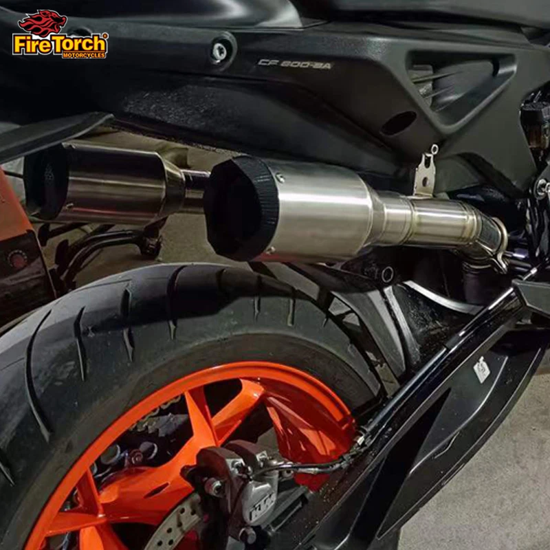 Slip On For KTM DUKE 790 890 890R 2018 - 2025 Motorcycle Exhaust System Escape Moto Modified Mid Link Pipe Muffler DB Killer