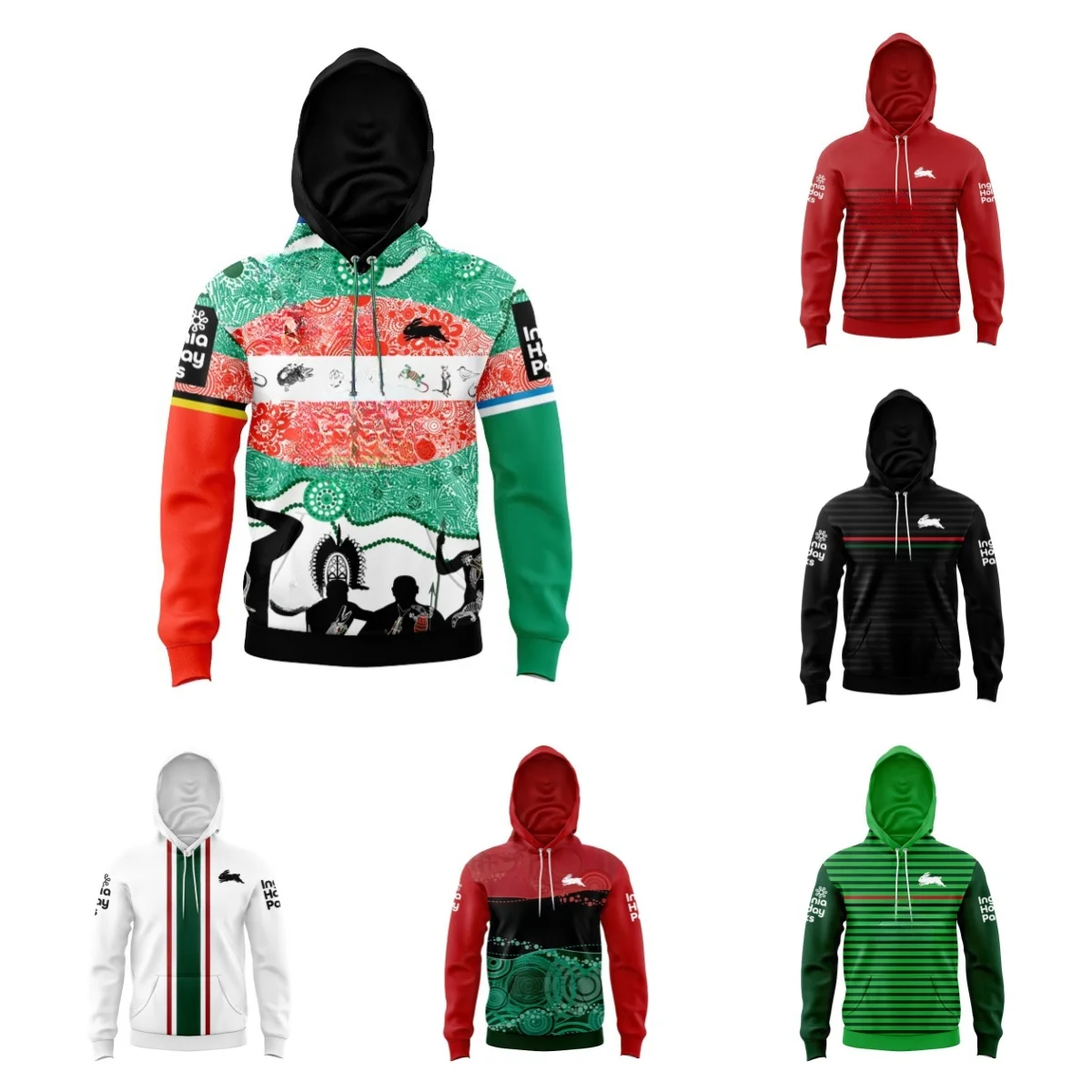 

KIDS HOODIE 2024 South Sydney Rabitos rugby team home and away men's jersey