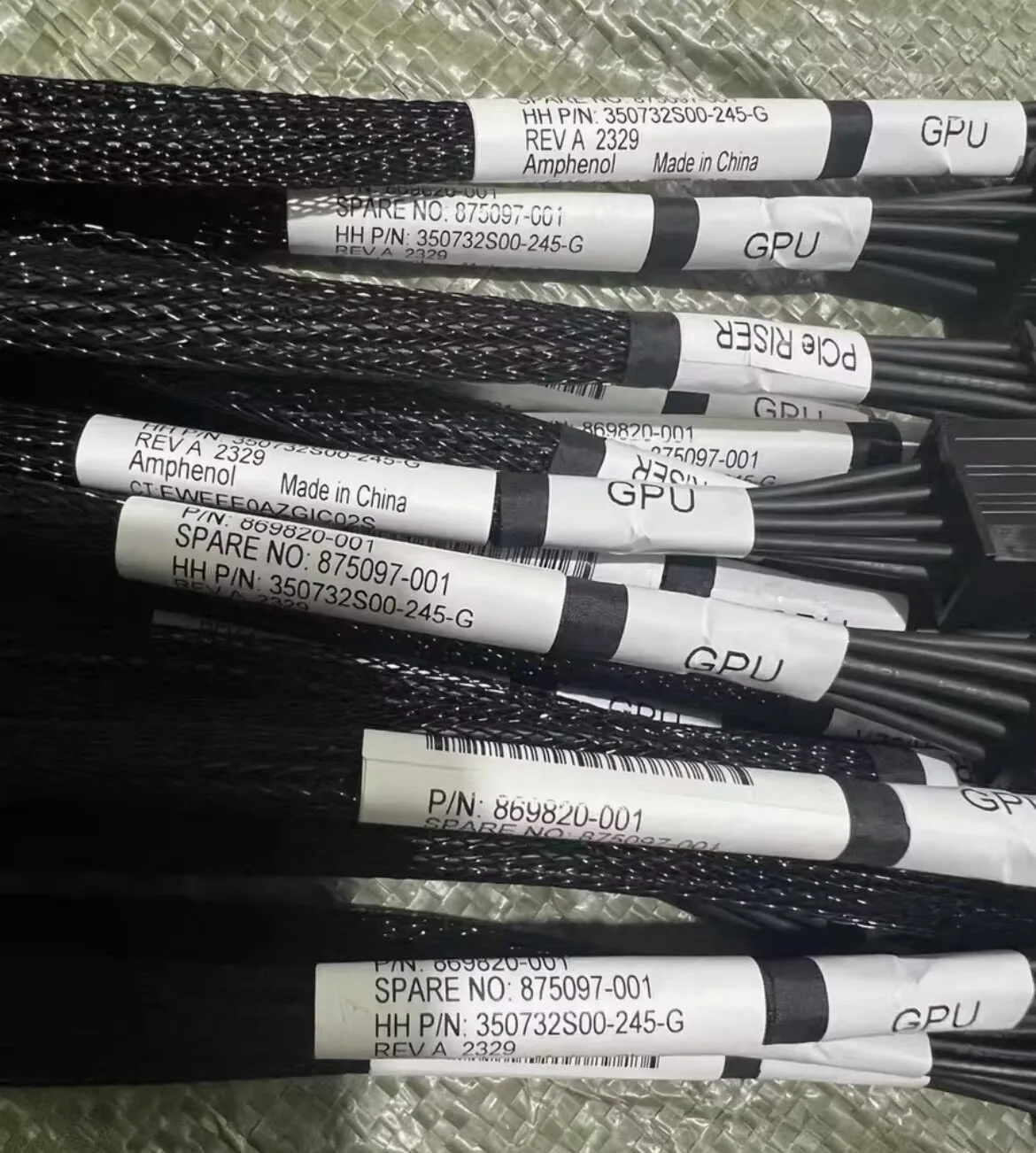 

FOR HP ProLiant DL380 Gen10 8-Pin PCIe GPU Power Cable 10" 869820-001 875097-001