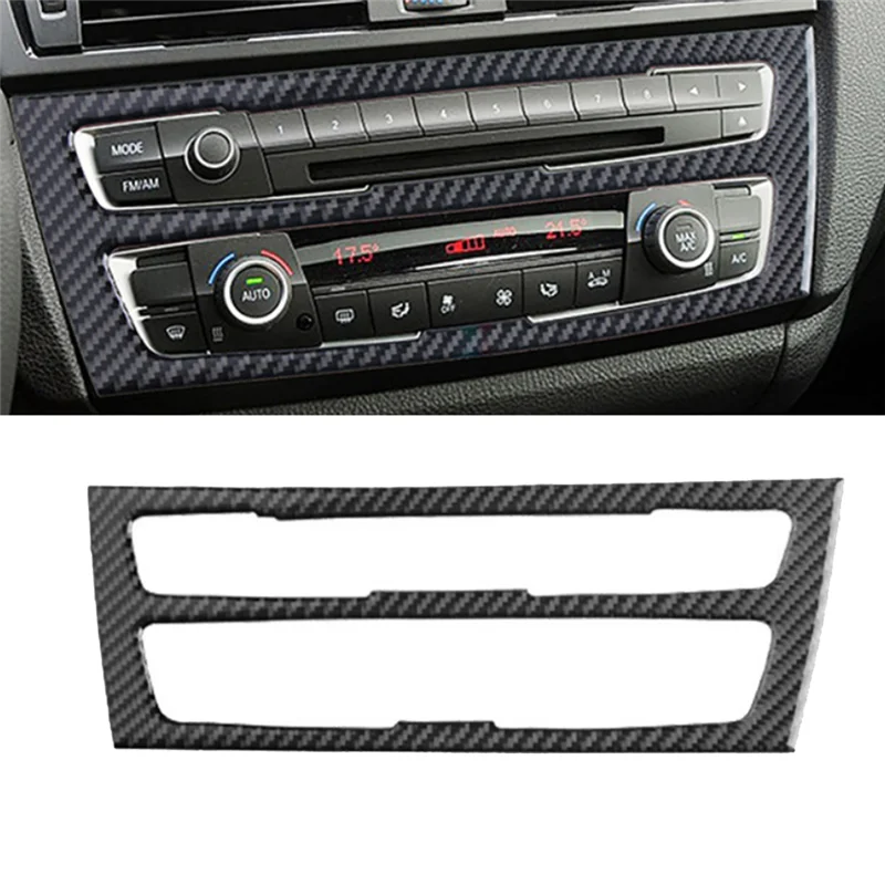 AB61-Car وحدة التحكم CD لوحة الكسوة AC تعديل أزرار إطار الكسوة لسيارات BMW 1 2 Series F20 F21 F22 F23 #4