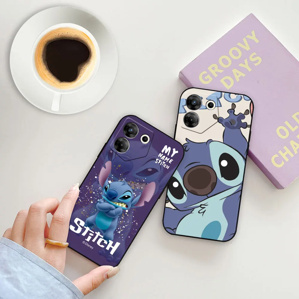 Disney Lilo Stitch Anime Phone Case For Infinix TECNO POP SPARK SMART 5 6 7 8 CAMON 15 16 17 20 20C Pro 5G ITELS23 Case Funda