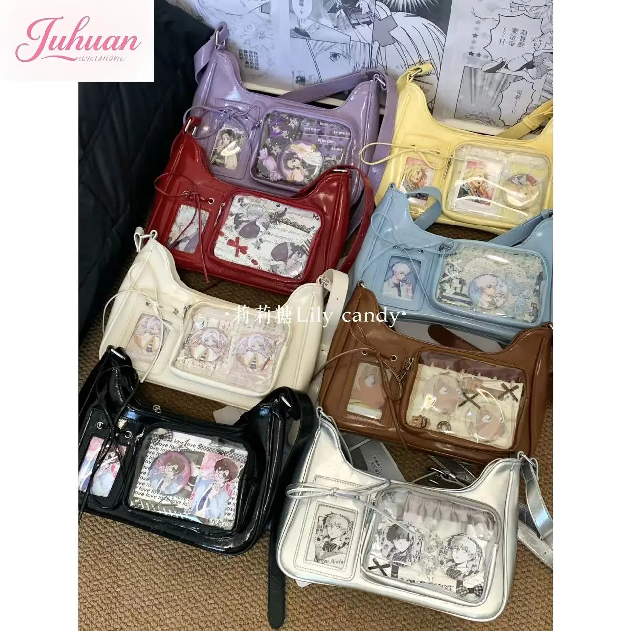 

Original Lta Bag Niche Design Sense Small Food Quantity Two-dimensional Comic Exhibition Single Shoulder Messenger Bag for Women