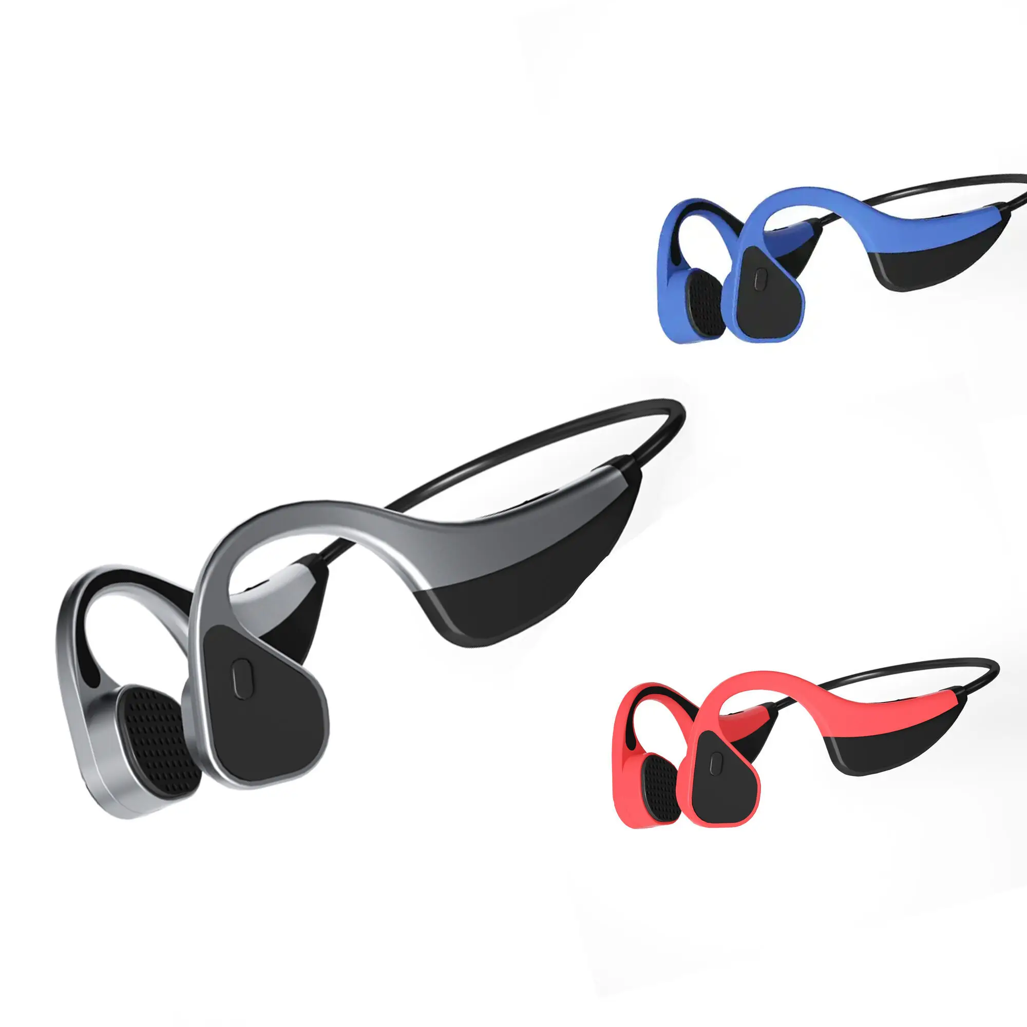 K8 Bone Conduction Premium Open Ear Wireless Sport Headphones TF Card With Microphones Sweatproof Waterproof