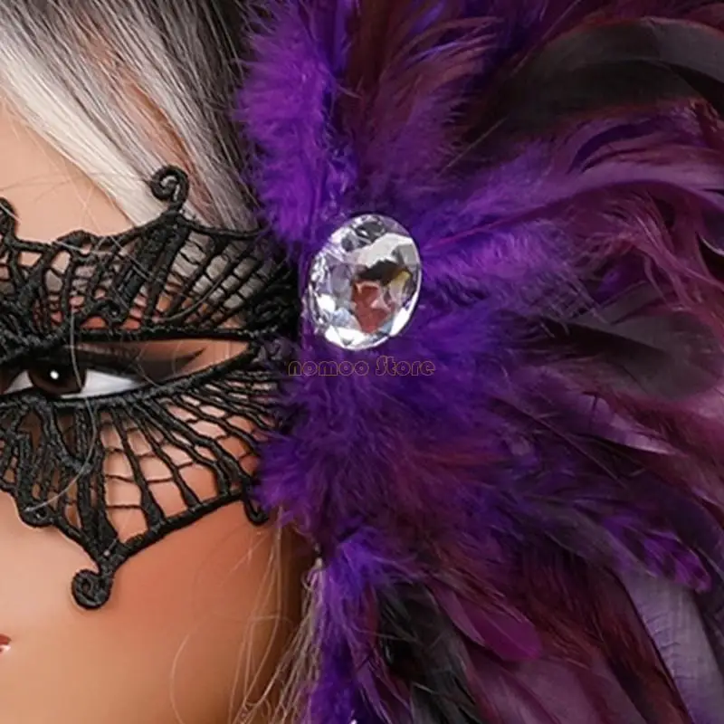 31BF Vénitiens Masque Masque Masque Plume Masque Masque Halloween Masque pour les mascarades PR
