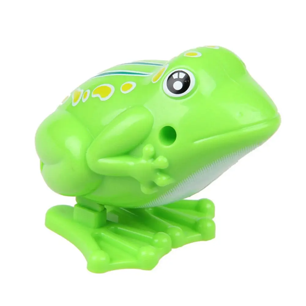 Joli jouet à remonter grenouille sautante pour enfants, jouets classiques, jouet mécanique