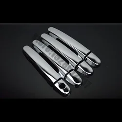 ABS Chrome Stickers Decoration Chrome Door Handle Cover Refit Car Styling for Toyota Yaris Vios Toyota Corolla 2003-2013