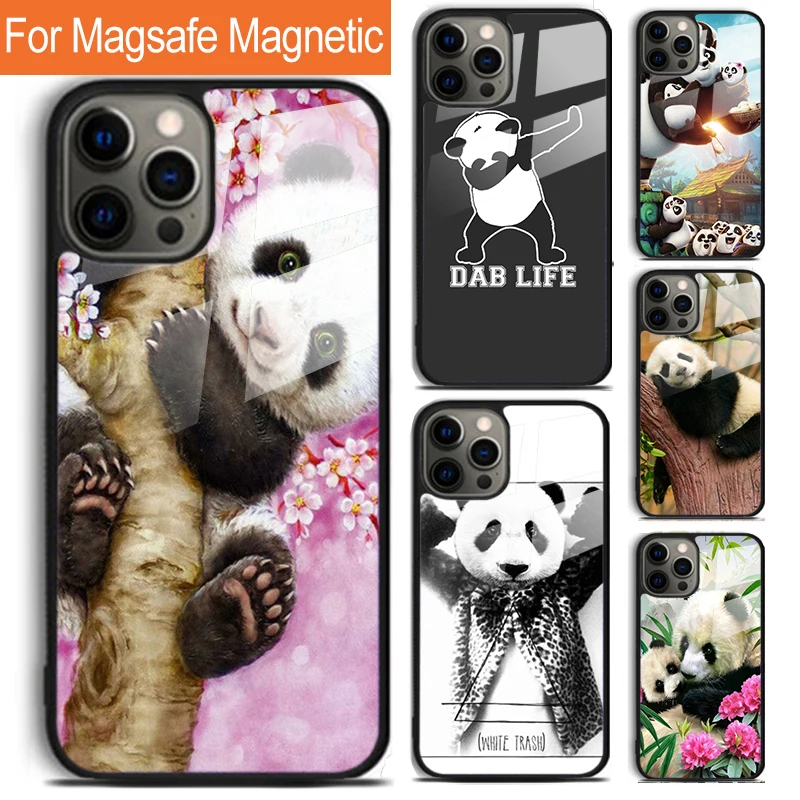 Cute keep calm and be a pandicorn panda Phone Case For iPhone 16 15 14 13 12 11 Pro Max Plus Magsafe Magnetic Wireless Cover