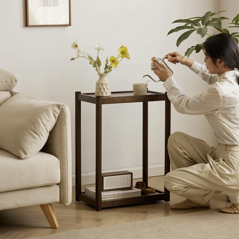 

Приставной столик из массива дерева с колесиками — универсальный органайзер на колесиках для дивана, спальни, гостиной, чайного столика и подставки для ПК