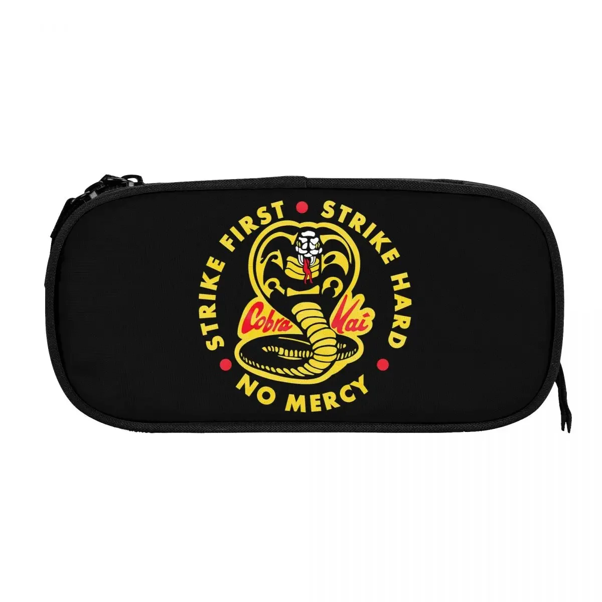 Cobra Kai Big Capacity Pencil Pen Case Office College School Large Storage Bag Pouch Holder Box Organizer