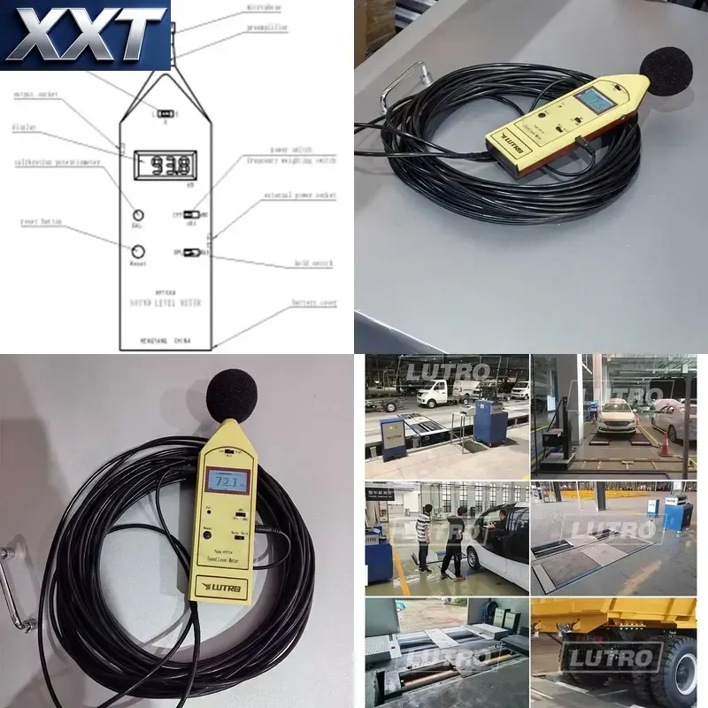 XXT Portable Noise Level Meter For Car Horn Exhaust Noise Tester With Backlight Display