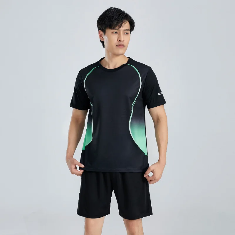 Men's Running Set 2026 Summer Breathable Quick Dry Mesh Sportswear Lightweight 3